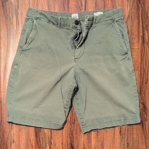 GAP Green Flat Front Shorts Casual Style